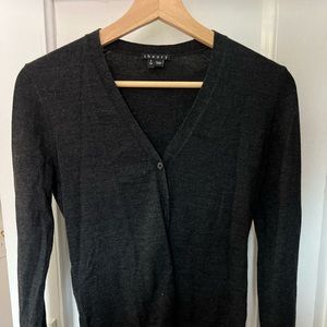Gray wool theory cardigan size p/tp